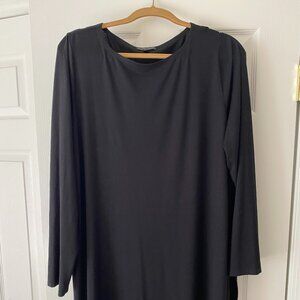 Eileen Fisher Black knit tunic